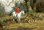 unknow artist Classical hunting fox, Equestrian and Beautiful Horses, 228. painting